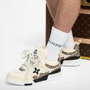 LV Skate Sneakers beige and black