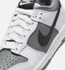 Dunk Low Grade School Lifestyle Shoe - White/Black/Smoke Grey
