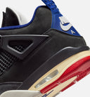 Air Jordan 4 Retro Rare Air Mens Lifestyle Shoe - Black/Fire Red/Deep Royal Blue