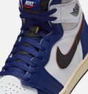 Air Jordan 1 Retro High OG Rare Air Deep Royal Blue Mens Lifestyle Shoe - White/Black/Neutral Grey/Deep Royal Blue