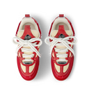 LV Skate Sneakers Red and White